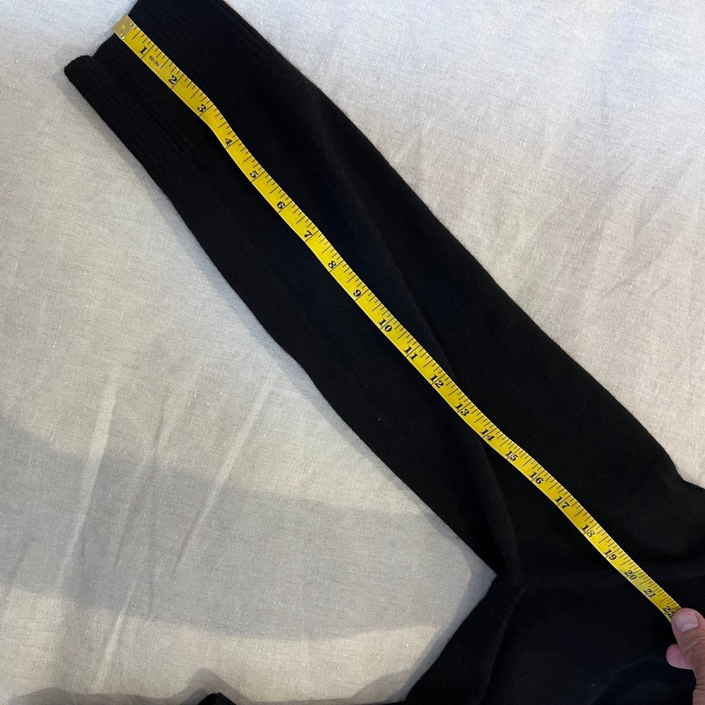 Everlane Cashmere Women Black V-Neck Knit Sweater Long Sleeve Size Small S - Picture 9 of 13